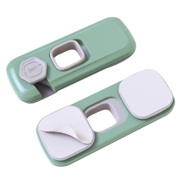 Children Anti-pinch Hand-opening Door Safety Lock(Green)
