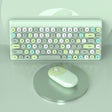 FV-W10  86-Keys 2.4G Wireless Keyboard and Mouse Set(Green Mixed) - free shipping - PMC TechLife - Order now!