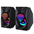 FOREV FV-209 One Pair Digital Mini Speakers Multimedia Colorful Lights Subwoofer Small Speaker - free shipping - PMC TechLife - Order now!