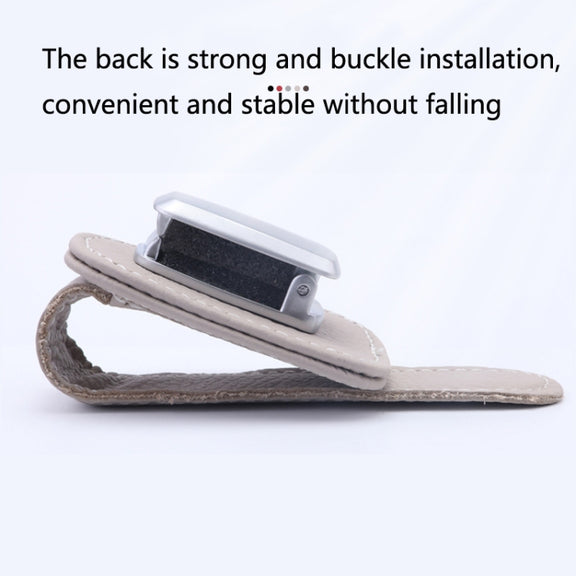 529 Car Sun Visor Glasses Clip Sunglasses Holder(Gray)