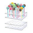 2pcs / Set 20-Hole Lollipop Stand Snack Stick Display Stand(Transparent) - Shelf by PMC TechLife | Online Shopping South Africa | PMC TechLife