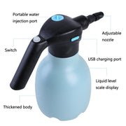 1.5L Garden Electric Watering Can Handheld Household Flower Watering Device, Specification: Blue