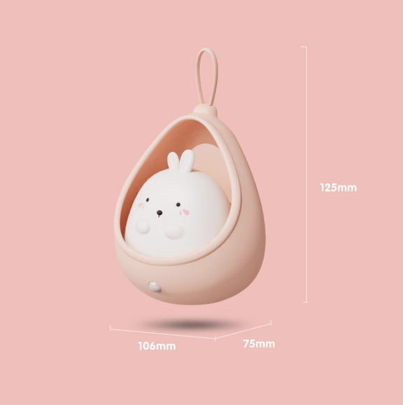 TL15 Cartoon Body Sensing Bedside Cabinet USB Charging Night Light(Pink Cat)