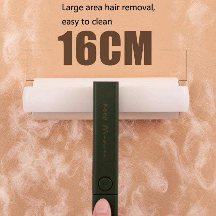 4334 Multifunctional Rotating Hair Sticking Device Clothes Hair Removal Roller Brush(Yellow)