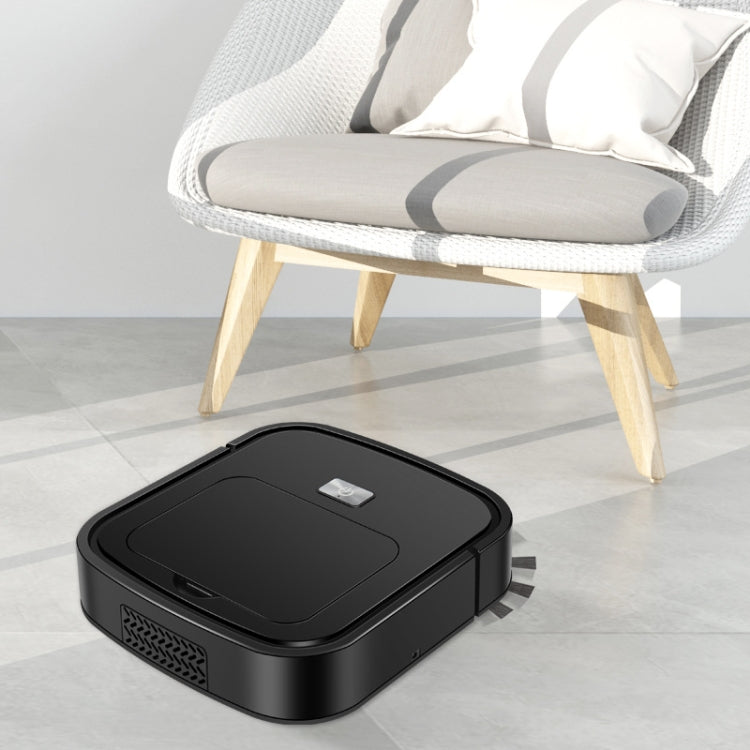 3 in 1 Smart USB Charging Sweeping Machine, Specification: Spray Type (Pearl White)