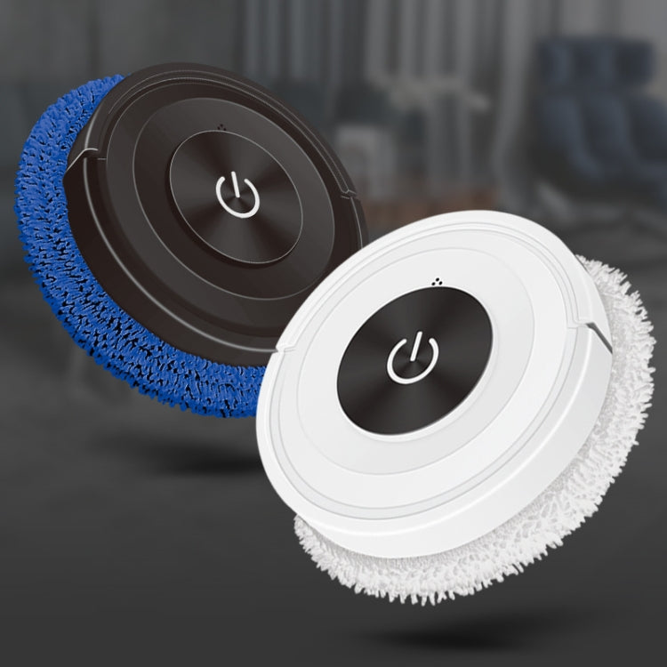 K777 Automatic Smart Sweeping Machine Dry Wet Two-Purpose Mopping Machine Imitation Artificial Rubber(Piano Black)