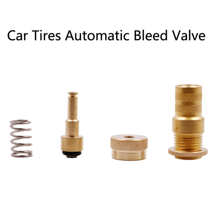 4 PCS / Set 082 SUV Car Tires Automatic Bleed Valve(Yellow)