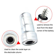 5 PCS 114 Car Cleaning Tools Battery Pile Head Brush(As Show)