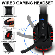 T-WOLF TF-800 4 in 1 Gaming Luminous Keyboard Mouse Headset Set(English Version)