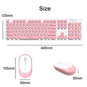 T-WOLF TF770 Mechanical Feel Wireless Gaming Keyboard And Mouse Set(Pink)