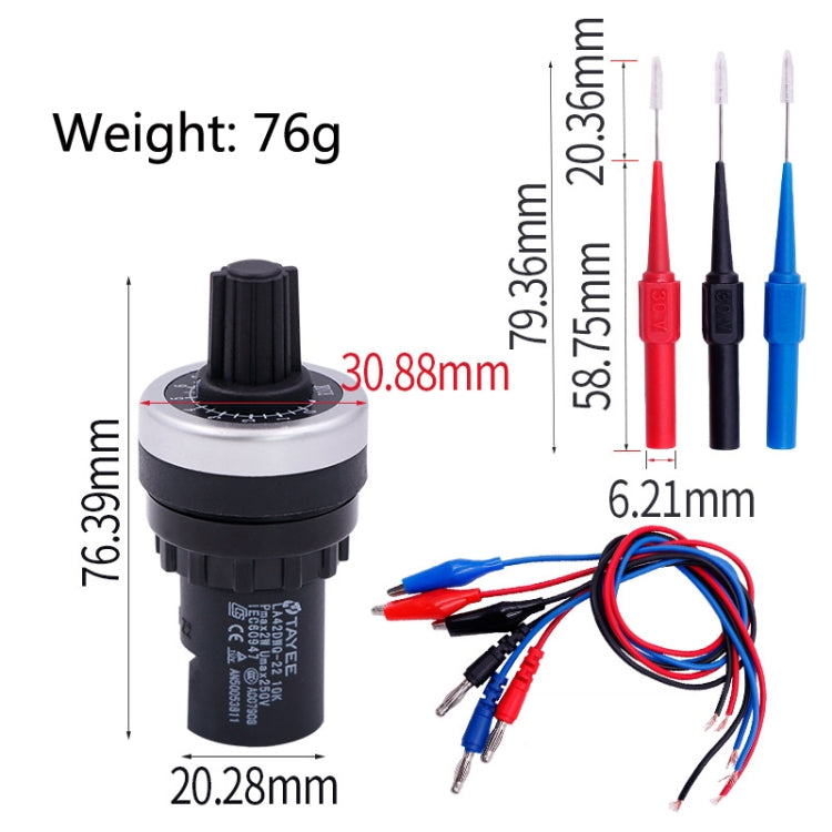 Adjustable Car Sensor Signal Analog Generator(Black)