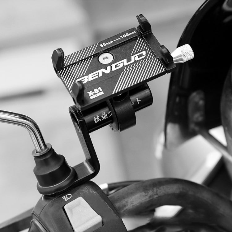 Bicycle Aluminum Alloy Conversion Bracket Extension Rack(Black)