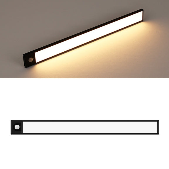 Intelligent Automatic Human Body Induction Wireless LED Lamp 60cm(Black + Warm Light)