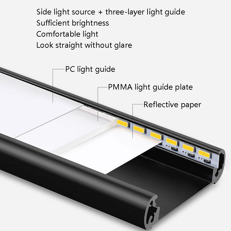 Intelligent Automatic Human Body Induction Wireless LED Lamp 80cm(Silver + Neutral Light)