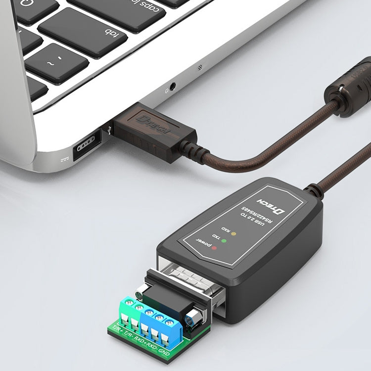 DTECH DT-5019 USB to RS485 / RS422 Conversion Cable, FT232 Chip, Length: 0.5m