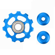 Mountain Bicycle Flywheel Guide Wheel(Blue)
