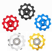 Mountain Bicycle Flywheel Guide Wheel(Silver)