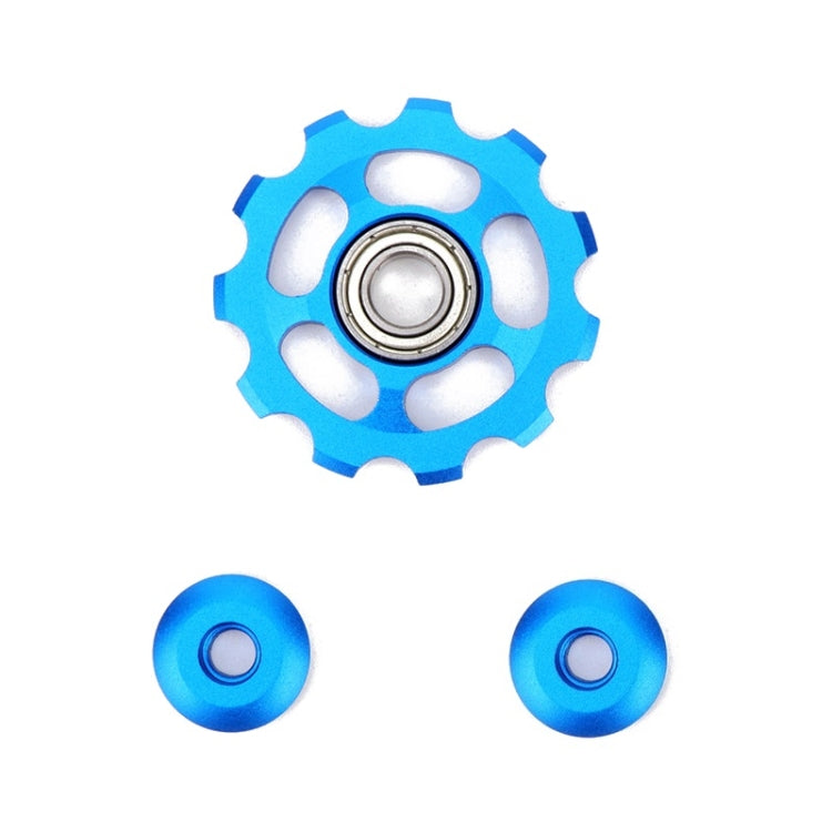 Mountain Bicycle Flywheel Guide Wheel(Blue)