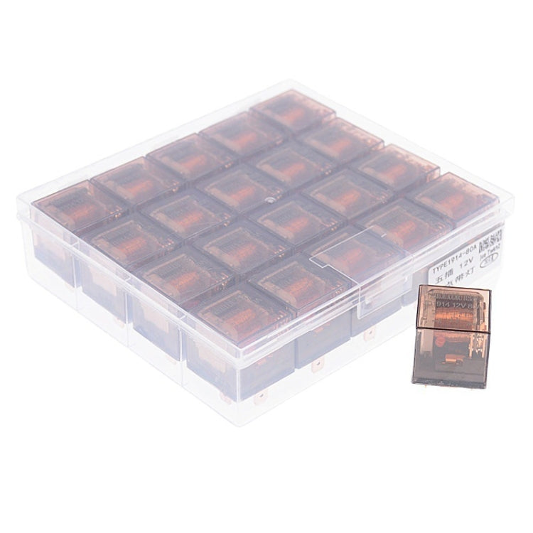 5 PCS 100A Automotive Relay With Indicator Light(12V 5 Plug 100A)