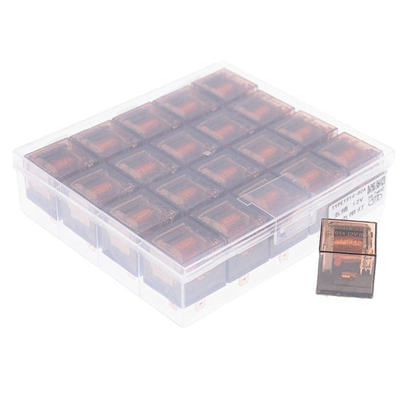 5 PCS 100A Automotive Relay With Indicator Light(12V 5 Plug 100A)