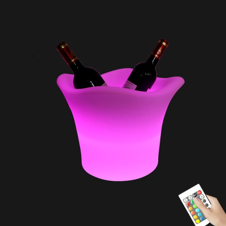 ES-IC014 Water-resistant LED Luminous Ice Bucket For Bars, US Plug, Size: 34x34x27cm