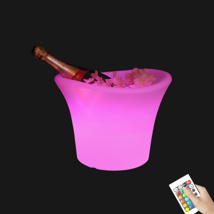 ES-IC014 Water-resistant LED Luminous Ice Bucket For Bars, US Plug, Size: 31x29x34cm