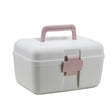 Household Sealed And Divided Double-Layer Portable Medicine Box(Pink) - free shipping - PMC TechLife - Order now!