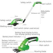 GT02 Electric Pruning Machine Portable Lawn Mower(EU Plug)
