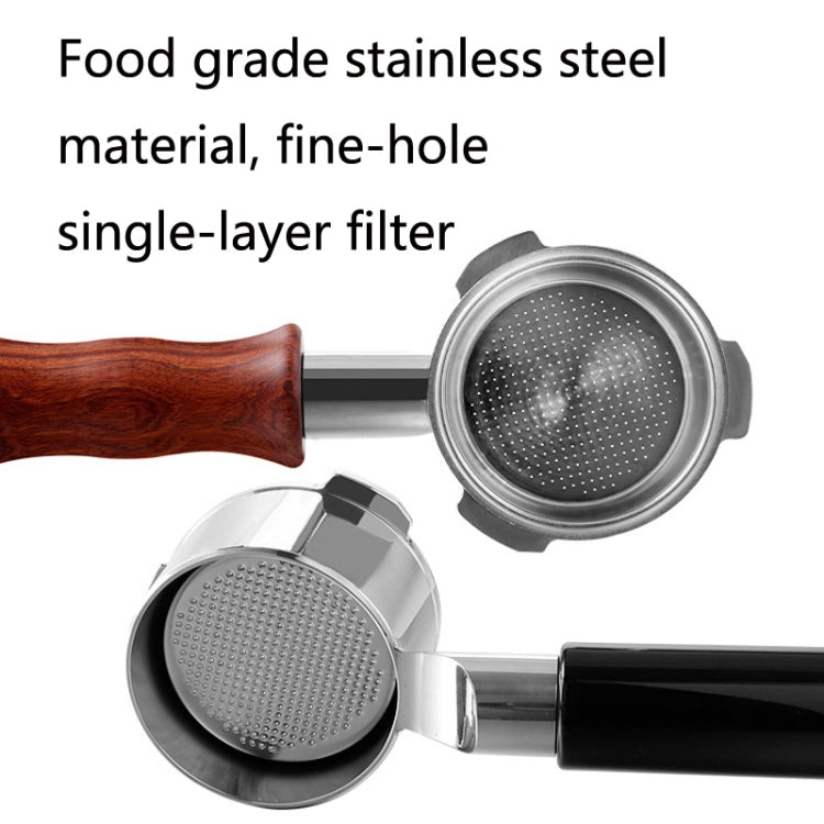 DL-1 Zinc Alloy Coffee Maker Bottomless Handle For Dongling, Style: Red Gem Curved