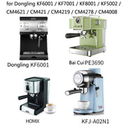 DL-1 Zinc Alloy Coffee Maker Bottomless Handle For Dongling, Style: Red Gem Curved