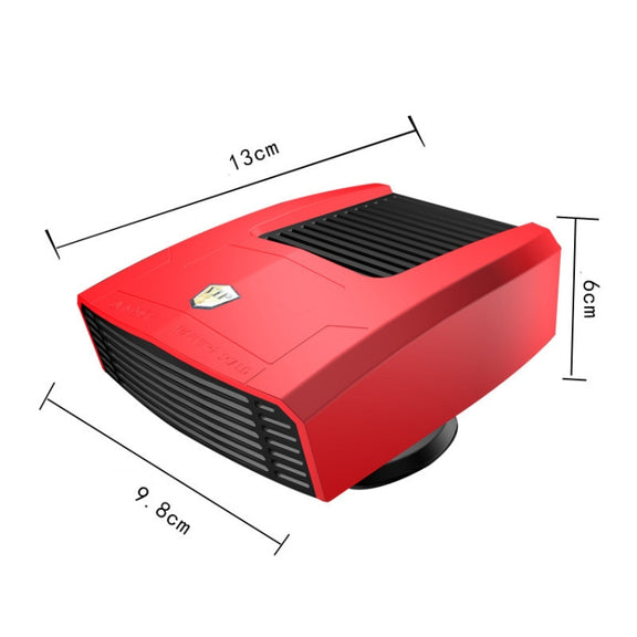 8265 Vehicle-Mounted Cooling And Heating Fan Defogger(24V Red)