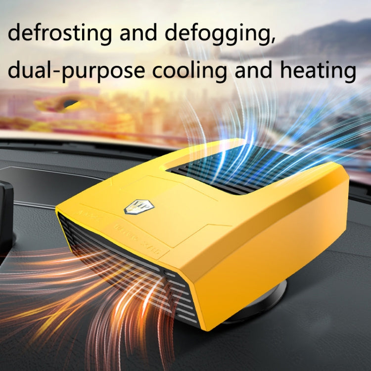 8265 Vehicle-Mounted Cooling And Heating Fan Defogger(24V Yellow)