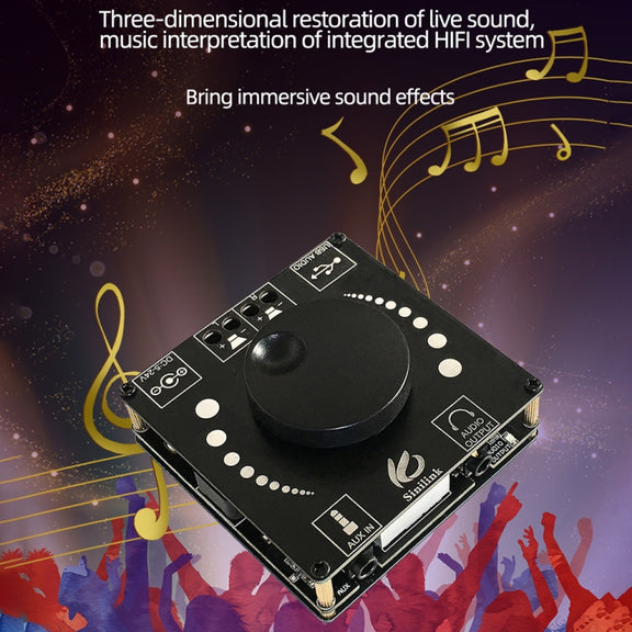 Sinilink AP50H HiFi 2.0 Stereo Bluetooth Digital TPA3116D2 Power Amplifier Board(PCB)