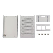 Aluminum Alloy Shell Grid Cooling Box For Raspberry Pi 3 Model B Pi 2/B + Black
