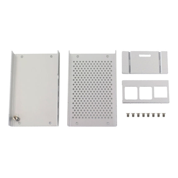 Aluminum Alloy Shell Grid Cooling Box For Raspberry Pi 3 Model B Pi 2/B + Black