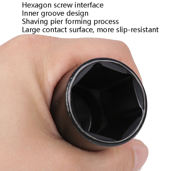 Inside And Outside Hexagon Wrench Auto Repair Wind Cannon Sleeve, Specification: 10 In 1 With Curved Rod