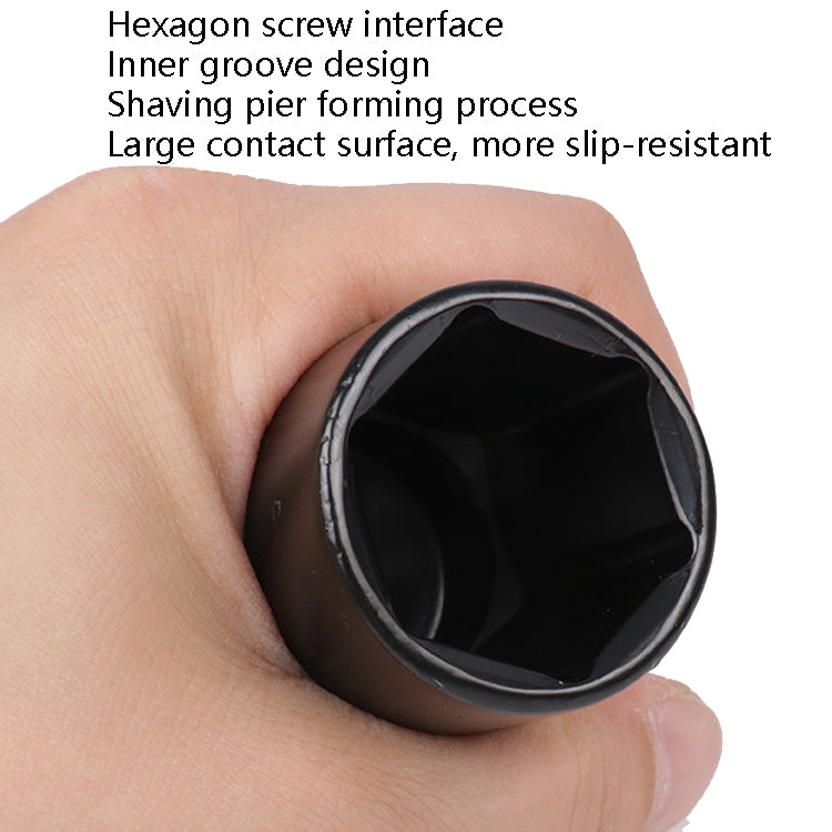Inside And Outside Hexagon Wrench Auto Repair Wind Cannon Sleeve, Specification: 10 In 1 With Curved Rod
