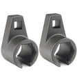 2 PCS 22mm Car Oxygen Sensor Sleeve Disassembly Wrench Tools(Black) - Hand Tool Sets by PMC TechLife | Online Shopping South Africa | PMC TechLife | Buy Now Pay Later Mobicred