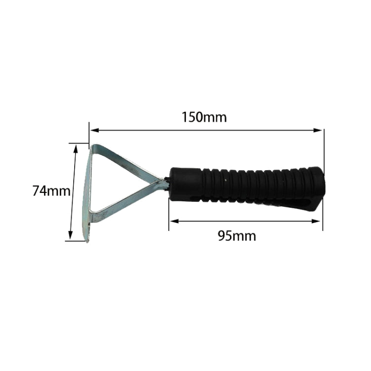 3 PCS Car Tire Repair Tool Tire Scraper(Black)