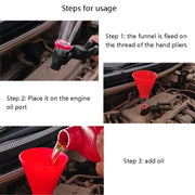 Car Plus Oil Funnel Tool Oil Filling Machine, Specification: A Version