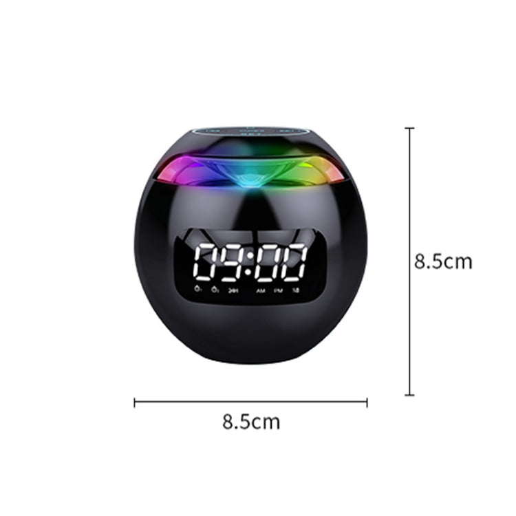 ZXL-G90 Portable Colorful Ball Bluetooth Speaker, Style: Sensor Version (Black)