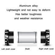 WEST BIKING Mountain Road Bike Screw-In Bearing Bottom Axle(Red)