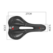 WEST BIKING Bicycle Riding Comfortable Silicone Saddle, Style: Rhombus Annual Wheel (Sponge)