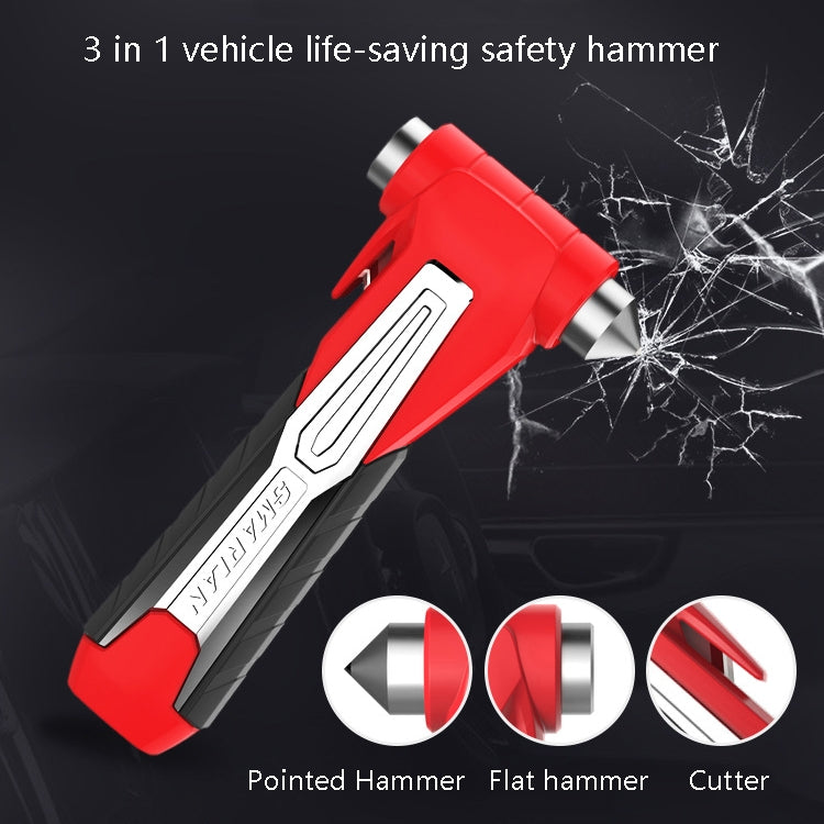 CS-B07 Car Multi-Function Emergency Hammer Fire Escape Hammer(Red)
