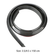 Car Universal Tail Paste Top Wing, Specification: 3.5cm Carbon Fiber Black