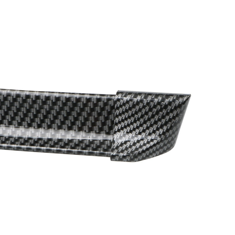 Car Universal Tail Paste Top Wing, Specification: 4.5cm Carbon Fiber Black