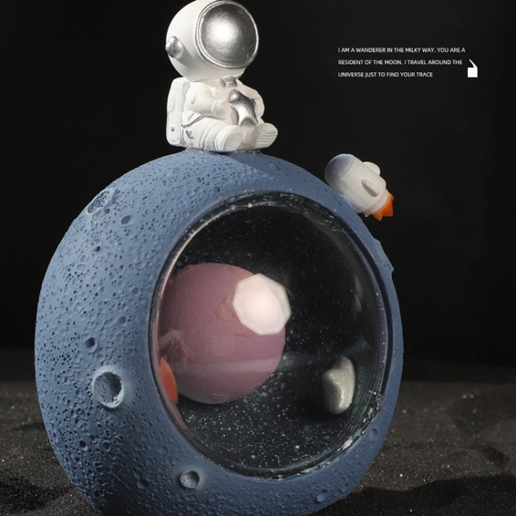 W1153 Resin Planet Night Light Home Decorations, Style: Bear Astronaut