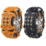 For 175~265cm Snow Emergency Snow Chains For Car SUV General Tires(Yellow 8764A)