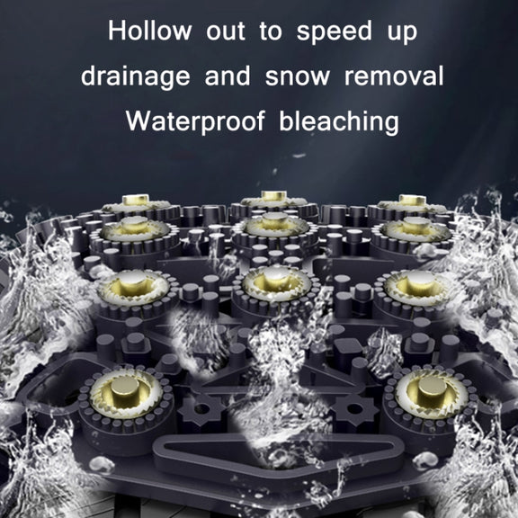 For 175~265cm Snow Emergency Snow Chains For Car SUV General Tires(Black 8764B)