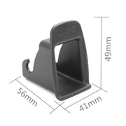 10 Pairs CSJY-4001 Car Child Safety Seat Interface Guide Slot(Black)